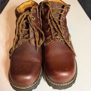 Ariat Women's Brown Leather Lace Up Boots Size 9